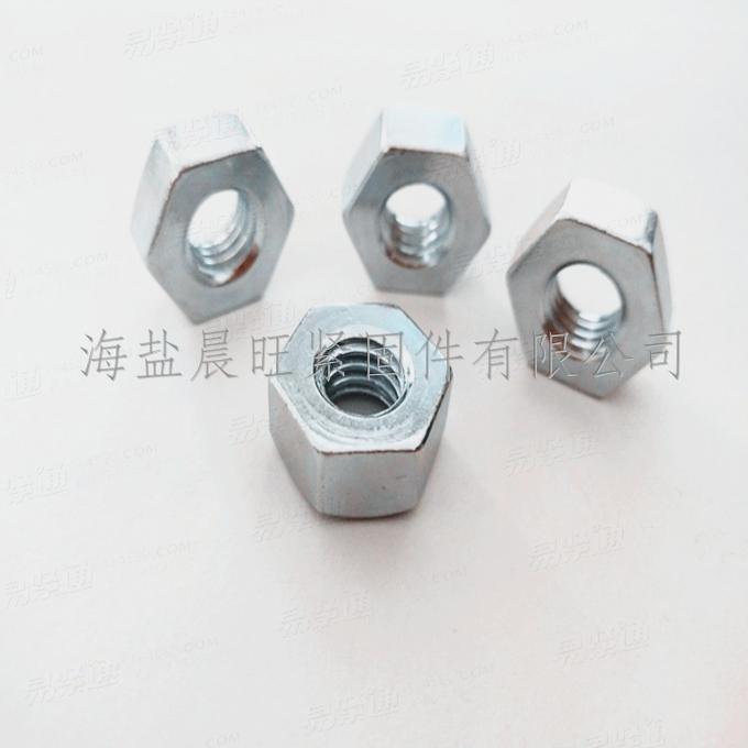 供应单倒角美制六角螺母镀锌螺母