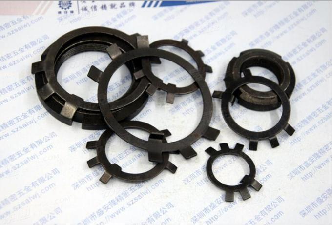 轴承止退圆螺母 中碳热处理加硬圆螺母