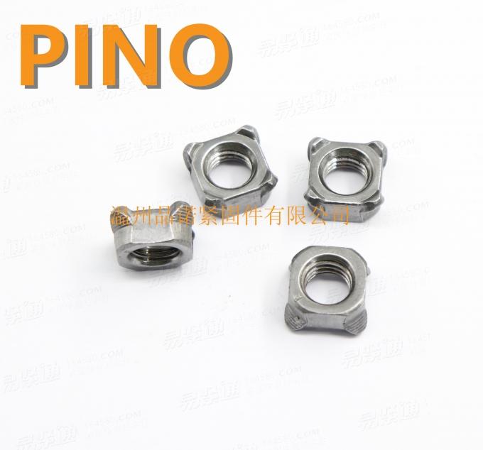 非标四角焊接螺母M8x12x6碳鋼焊接螺帽