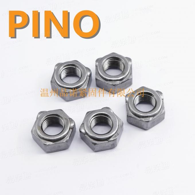 716-20unf焊接六角螺母点焊螺母碰焊螺母凸焊螺帽六角焊接螺母