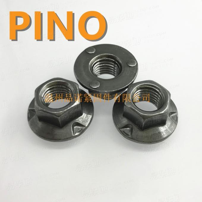 M10x1.25x14x10.5法兰盘22.5 非标法兰焊母焊接螺帽六角法兰螺母