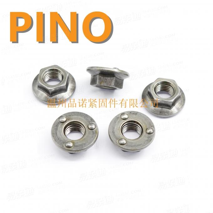 JQ372C10法蘭點焊螺母法蘭焊接螺母六角法蘭凸焊螺母M10x1.25x15x9 法蘭盤23