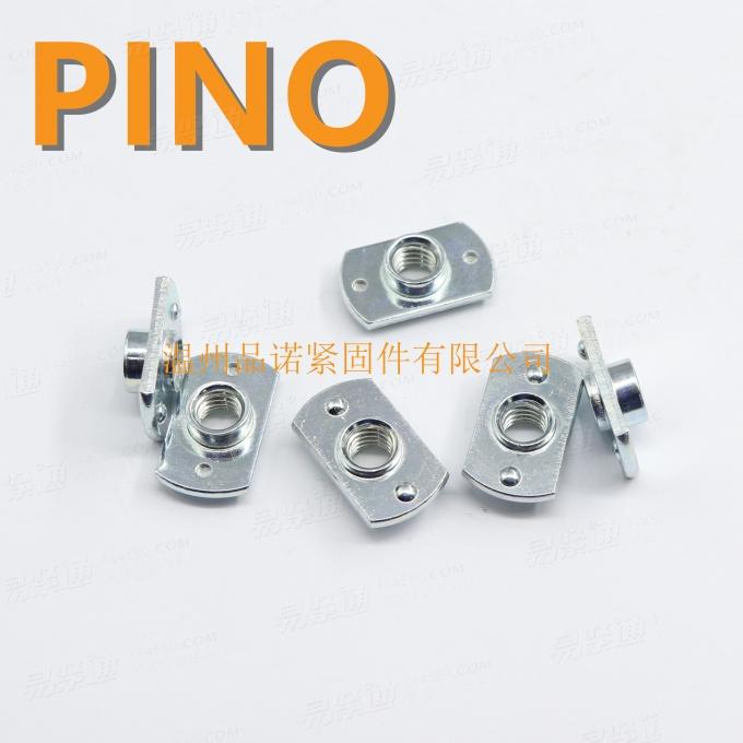 M6带定位圈T型两点焊接螺母