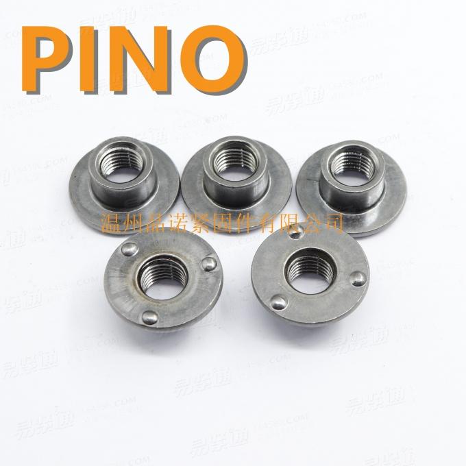 M10x1.25三点T型焊接螺帽圆柱T帽法兰T帽
