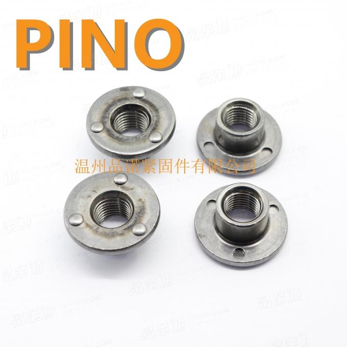 7/16-20unf三点T型焊接螺帽圆柱T帽法兰T帽英制牙焊接螺母