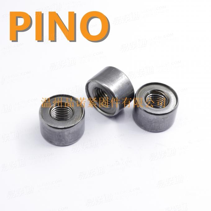 M10x1.25x20x12圓螺母底座細牙圓形焊接螺母碰焊螺帽圓柱螺母焊接