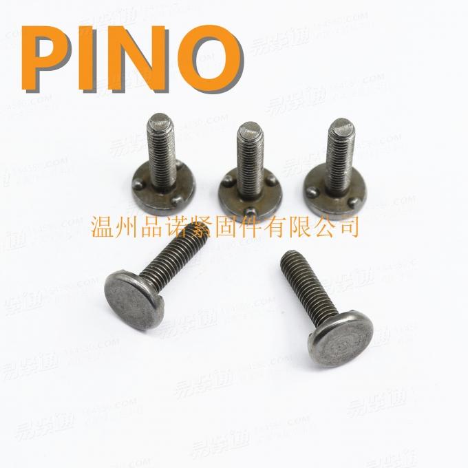 Q1980520承面凸焊螺栓平頭三點焊接螺釘M5x20 QC/T598點焊螺絲8.8