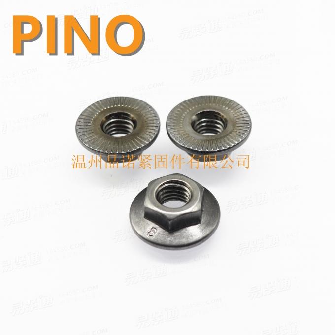 M8加大法兰面圆盘螺母花底六角螺母大法兰盘螺丝帽