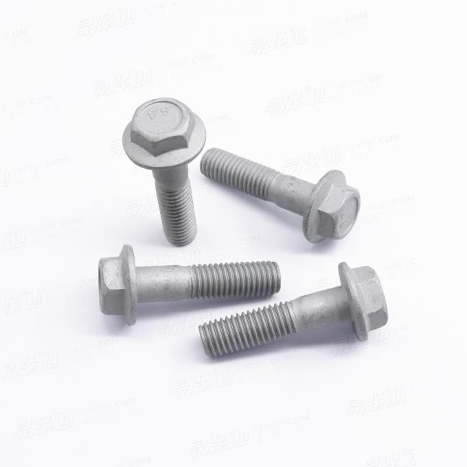Q1861040加大六角法蘭螺栓8.8級達克羅汽車螺絲