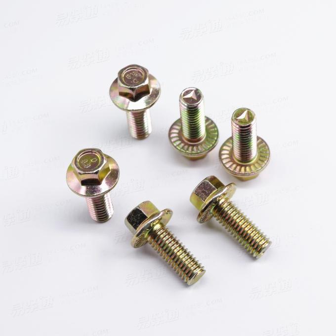 QC/T340帶齒法蘭螺絲六角法蘭面承面帶齒螺栓Q1800820