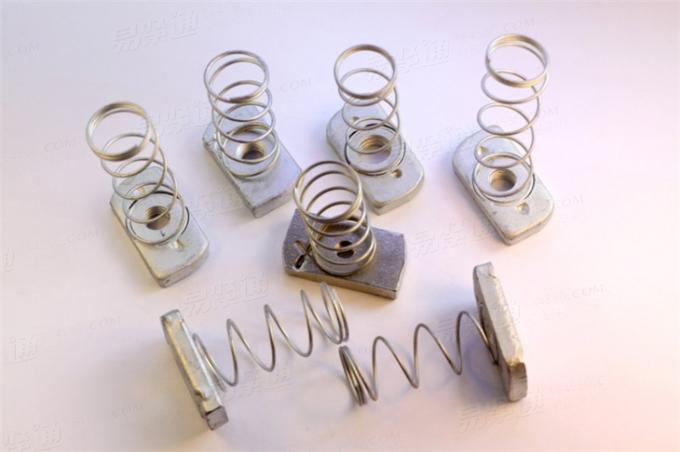 弹簧螺母压块螺帽C型钢光伏支架专用配件不锈钢卡套螺丝滑块