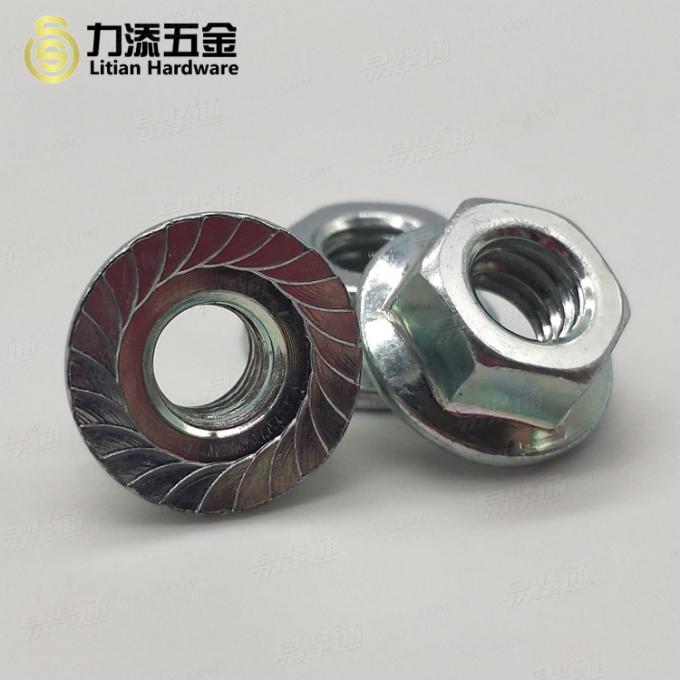 304不銹鋼六角法蘭螺母