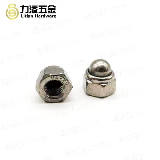 304不锈钢六角盖形螺母