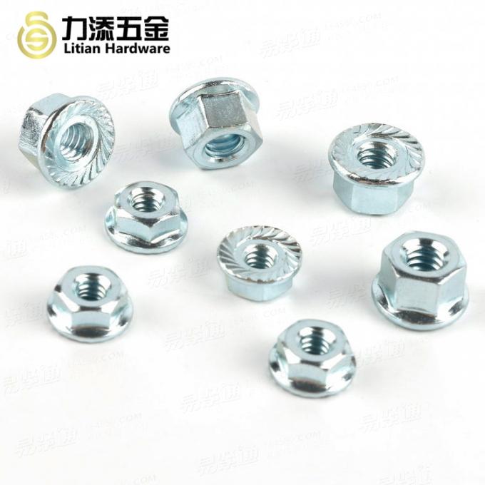 304不鏽鋼英制六角法蘭螺母