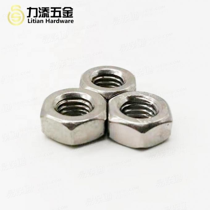 304不锈钢美制六角螺母