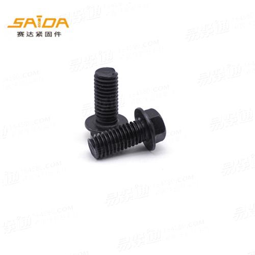 六角法兰螺栓 反牙