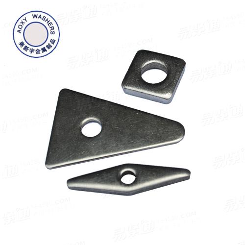 不鏽鋼非标沖壓件 三角墊片
