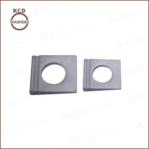 热镀锌带单槽方斜垫圈   DIN435斜方垫圈.