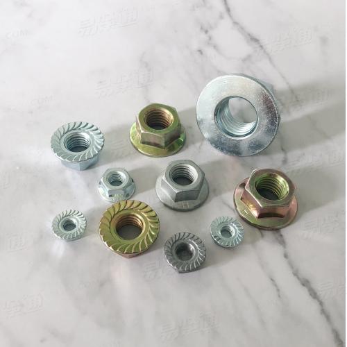 六角法兰螺母 平板&花齿 DIN6923