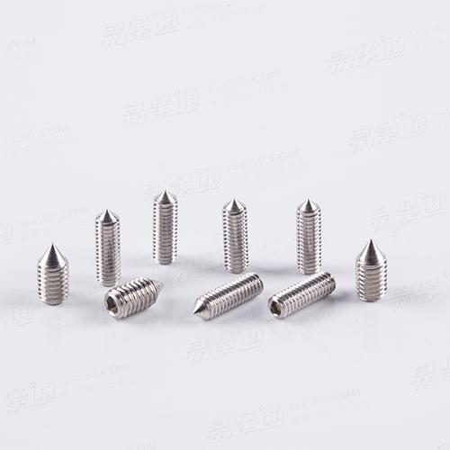 不鏽鋼内六角錐端緊定螺釘