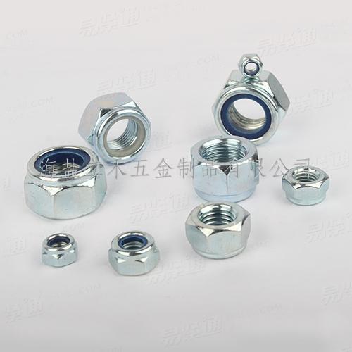 GB889高強度六角尼龍鎖緊螺母