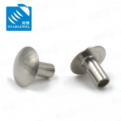 扁圆头半空心铆钉GB/T 873-1986