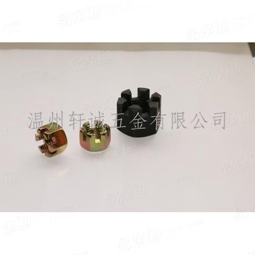 【主打】现货GB6181薄开槽螺母中碳钢8级