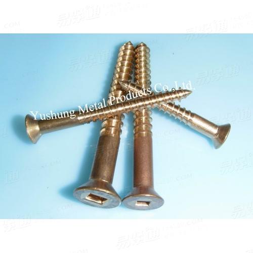 銅螺絲 矽青銅美制方孔沉頭木螺絲矽青銅木螺絲矽青銅木螺釘矽青銅螺釘矽青銅螺絲矽青銅螺釘