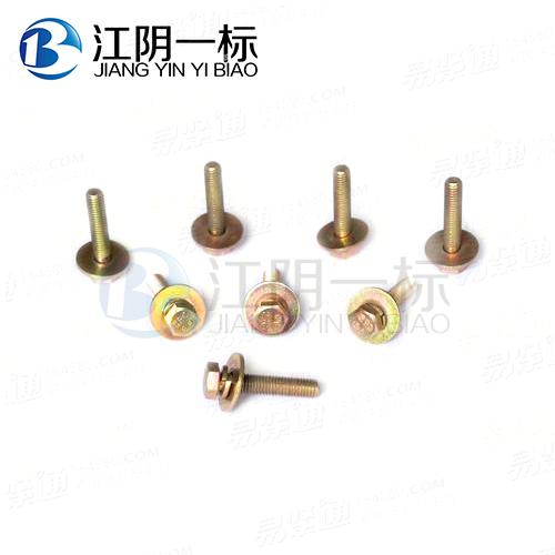 Q146 六角頭螺栓與彈墊、平墊組合