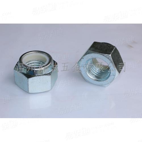 廠家現貨GB889.2細牙六角尼龍防松螺母