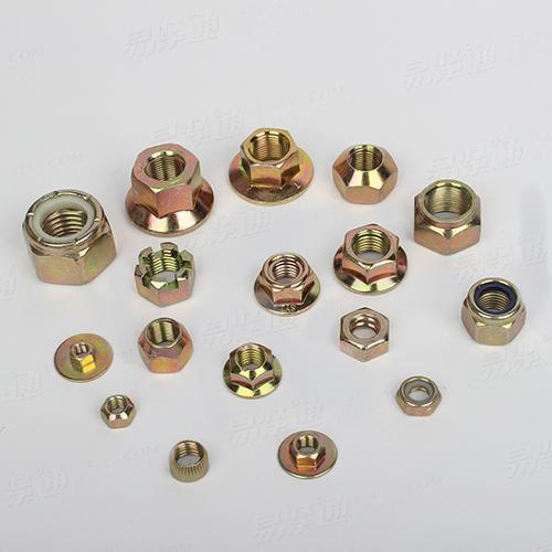 DIN980全金属六角压点锁紧螺母