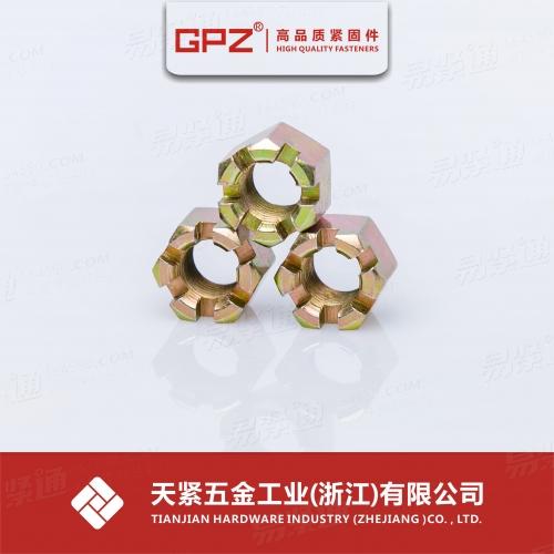 [美标]  SAE J 482-1998 美制六角开槽厚螺母