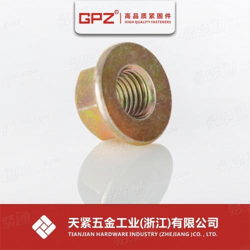 [美标]  ANSI/ASME B 18.16.3M-1998 米制六角法蘭壓點式鎖緊螺母 [全金屬/非金屬嵌件, 5、9和10級]