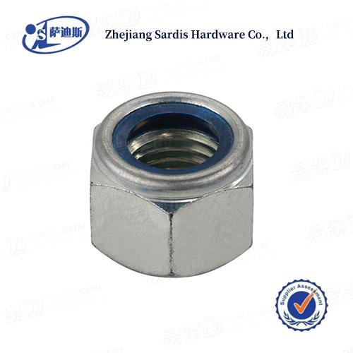 Q329六角尼龙锁紧螺母