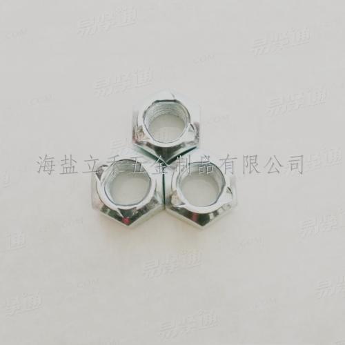 ISO7042全金屬六角壓點鎖緊螺母