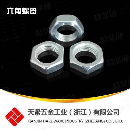 DIN439無倒角六角薄螺母