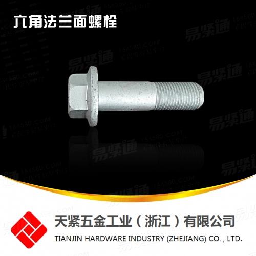 國标法蘭螺栓8.8級 達克羅處理六角頭法蘭面螺栓GB5787