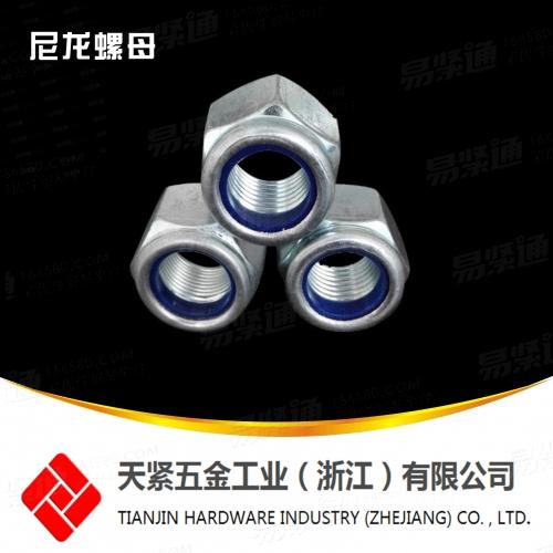 廠家直銷DIN982尼龍螺母 尼龍鎖緊螺母 尼龍防松螺母