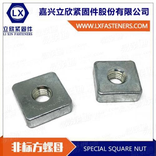 DIN562四方薄螺母 非标方螺母