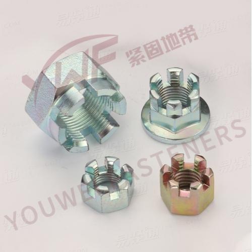 开槽薄螺母 GB 6181 - 1986