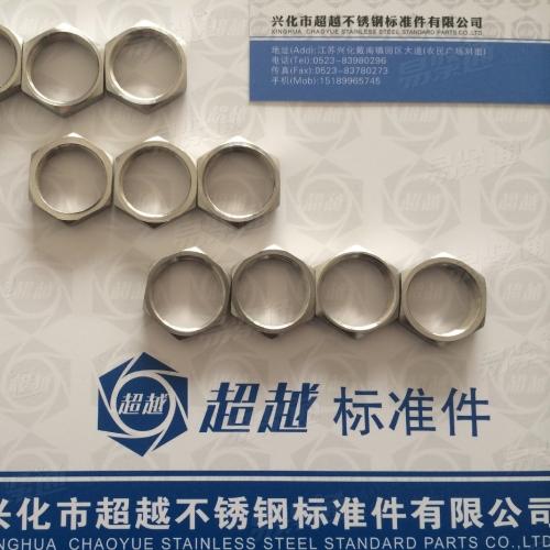 專業生產高品質六角細牙不鏽鋼非标