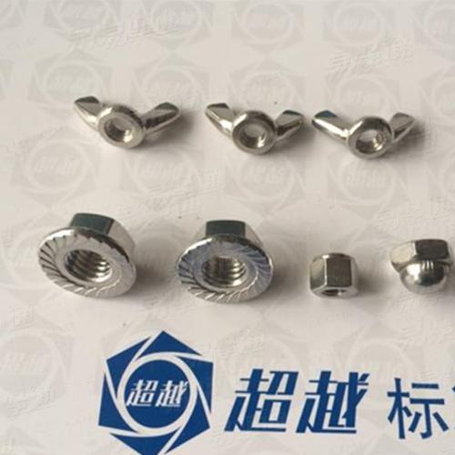 供應各類不鏽鋼 304 201 蝶形螺母 六角法蘭螺母 非标螺母