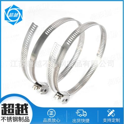 美式喉箍 一字槽管箍抱箍