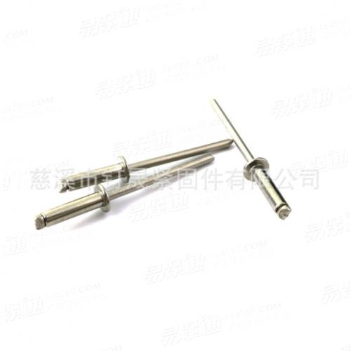 廠家直銷Φ3.2*8、Φ4*8、Φ4.8*10鐵鉚釘廠家直銷全鐵抽芯鉚釘