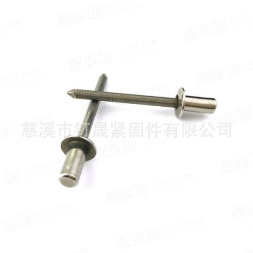 厂家直销4×8 封闭型不锈钢铆钉扁圆头铆钉可定制