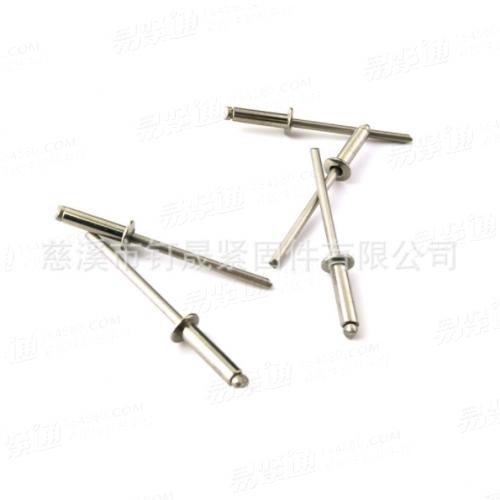 厂家直销GB国标12618开口型平圆头抽芯铆钉 3*6抽芯铆钉 开口型全不锈钢拉钉