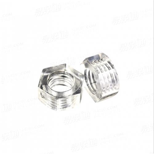 PA66尼龙 PP聚丙烯 PVC硬聚氟乙烯 PC聚碳酸酯 PPS聚苯硫醚外六角螺母