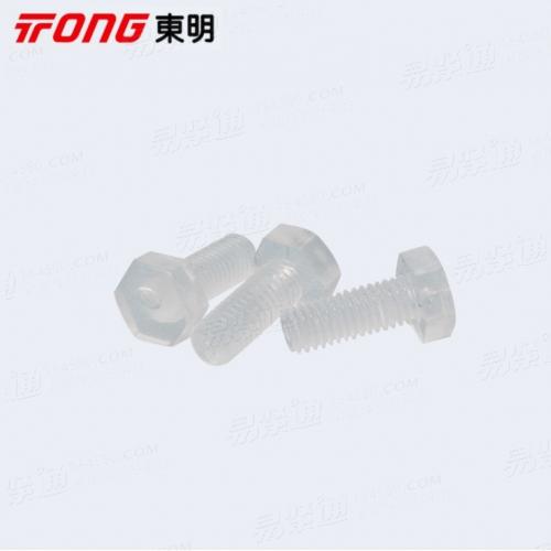 PC聚碳酸酯六角頭螺栓 塑料透明螺絲