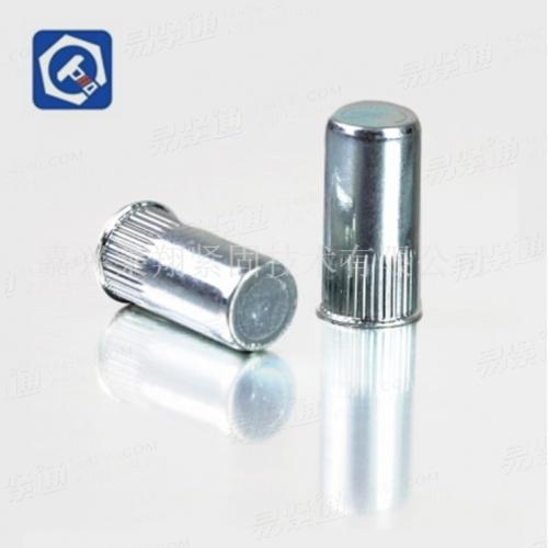 小头条纹碳钢铆螺母可定制