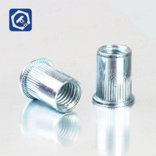 滚花平圆头圆柱铆螺母可定制